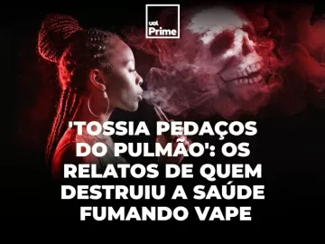 'Tossia pedaços de pulmão': relatos de quem destruiu a saúde fumando vape