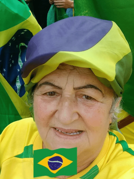Maria de Fátima Mendonça Jacinto Souza, conhecida como 'Dona Fátima de Tubarão', presa pela PF em SC após atos golpistas