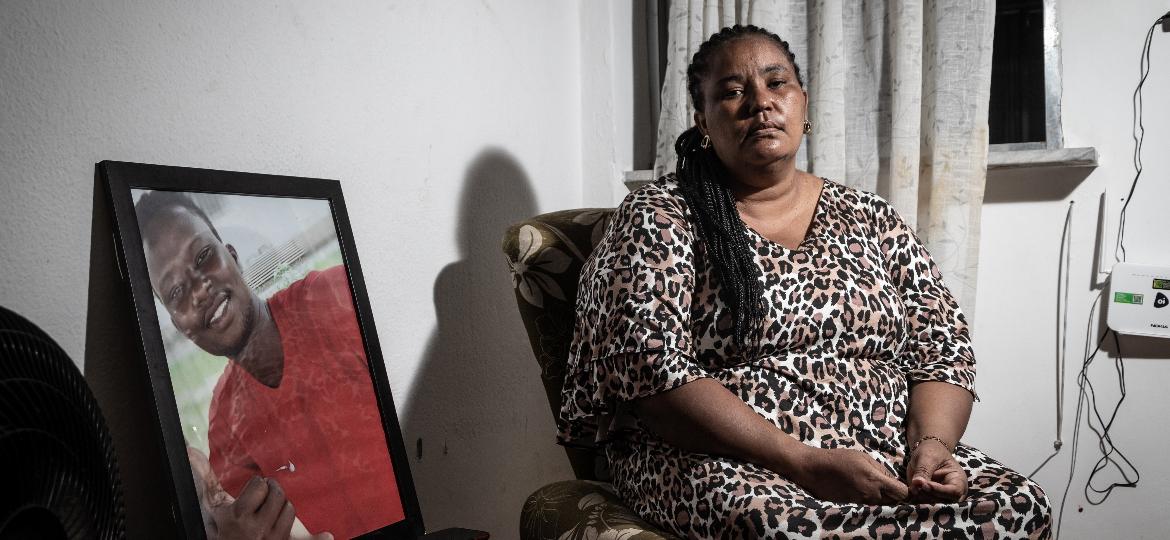 Ivana Lay, mãe de Moïse Kabagambe, congolês assassinado na Barra da Tijuca (Rio de Janeiro) - Zô Guimarães/UOL