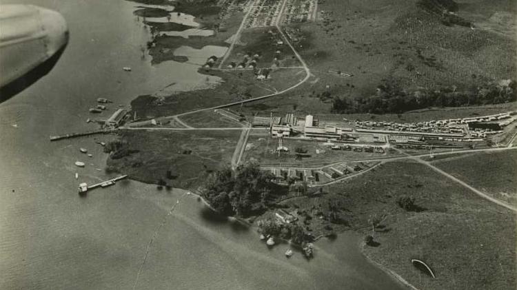Imagem aérea de Fordlândia, em 1934