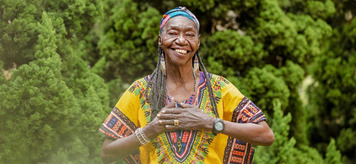 Retratos da cantora Lia de Itamaracá, em São Paulo - Mariana Pekin/UOL