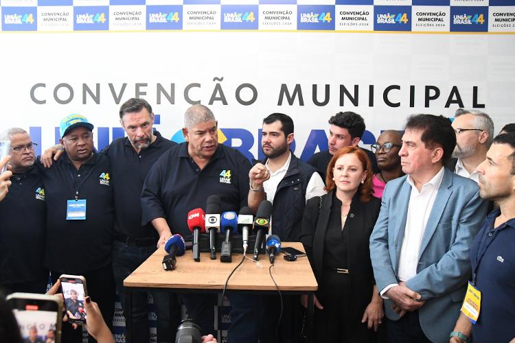 Milton Leite participa de convenção do União Brasil