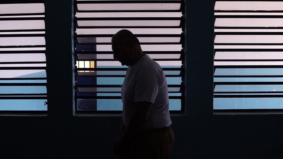 Preso estrangeiro na penitenciária de Itaí (SP) - Ugo Araujo/UOL