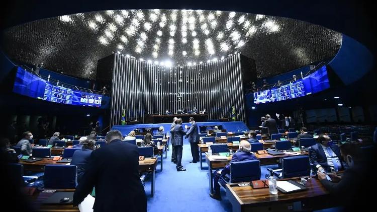 Interior do Senado Federal, em Brasília Interior do Senado Federal, em Brasília