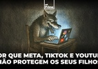 Outro Lado: YouTube, TikTok e Meta listam ações por segurança de crianças (Foto: Arte UOL)