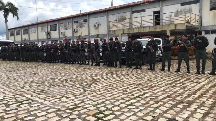 Policiais do Ceará chegam ao Rio Grande do Norte para conter a onda de violência no estado - Filipo Cunha/UOL