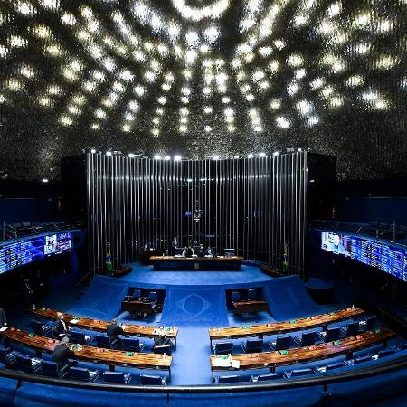 Plenário do Senado Federal durante sessão deliberativa