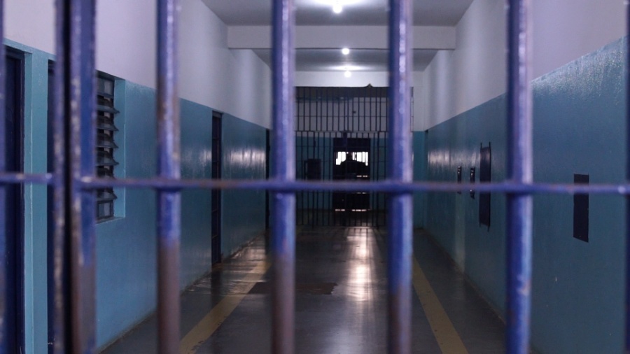 Corredor da penitenciária de Itaí (SP), que concentra os presos estrangeiros no Estado - Ugo Araujo/UOL