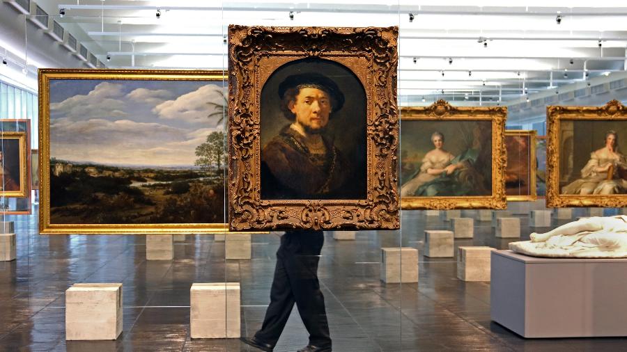 Marco do Masp, os cavaletes voltaram a ser usados no museu em 2015