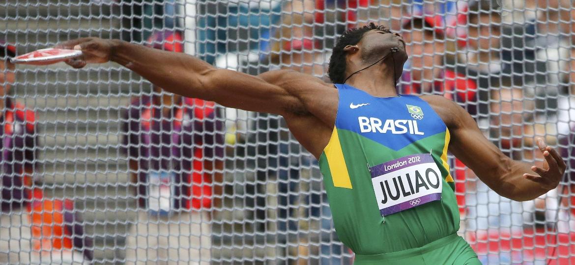 O atleta brasileiro Ronald Julião, nas provas classificatórias dos Jogos Olímpicos de Londres (2012) - Kai Pfaffenbach/Reuters