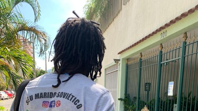 Rene Castillo a caminho de mais um serviço - Arquivo pessoal - Arquivo pessoal