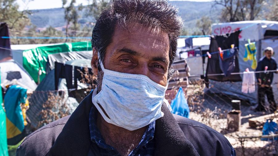 Kolahmad Nurozi, refugiado afegão em Lesbos - Foto: André Naddeo