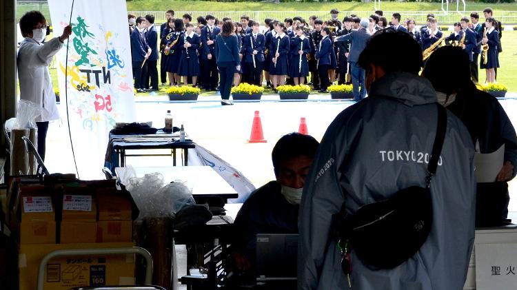 A passagem da tocha olímpica por Toyohashi (Japão) - Rodrigo Sicuro/UOL - Rodrigo Sicuro/UOL