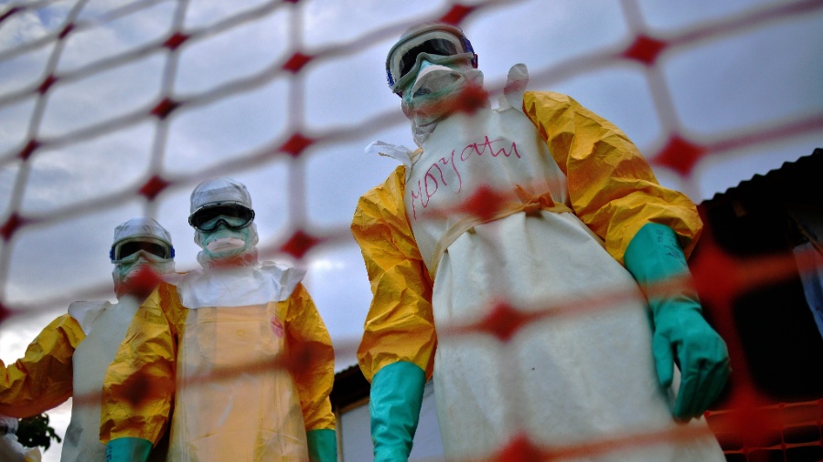 Guiné declarou novo surto de Ebola no domingo, no primeiro ressurgimento da doença no país desde o surto de 2013-2016 - Carl de Souza/AFP