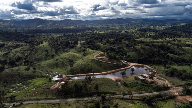 Terreno na divisa entre Itagibá e Ipiaú, na Bahia, que pertence a Rui Costa, ministro-chefe da Casa Civil