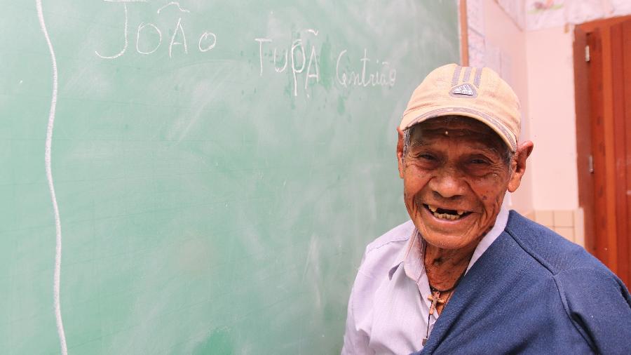 João Tupã Centurião, aluno de uma escola indígena em São Miguel do Iguaçu (PR) - Christian Rizzi/UOL