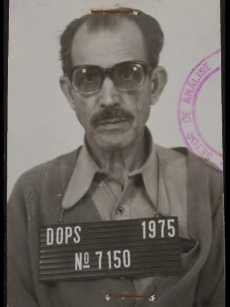 José Ferreira de Almeira, quando preso pela ditadura acusado de ser um PM comunista