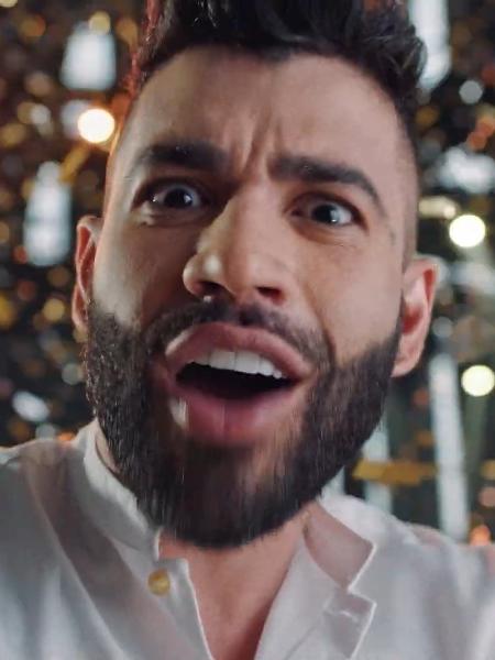 O cantor Gusttavo Lima em vídeo da campanha da Mega da Virada de 2020