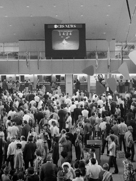 Transmissão do lançamento do Apollo 11 foi um fenômeno midiático e alcançou 600 milhões de pessoas em todo o mundo - CBS/Divulgação