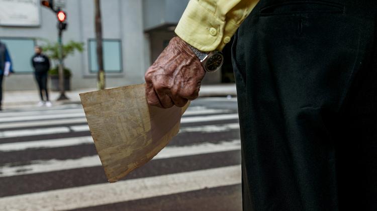 Salvador Neves no centro de São Paulo - Mariana Pekin/UOL - Mariana Pekin/UOL