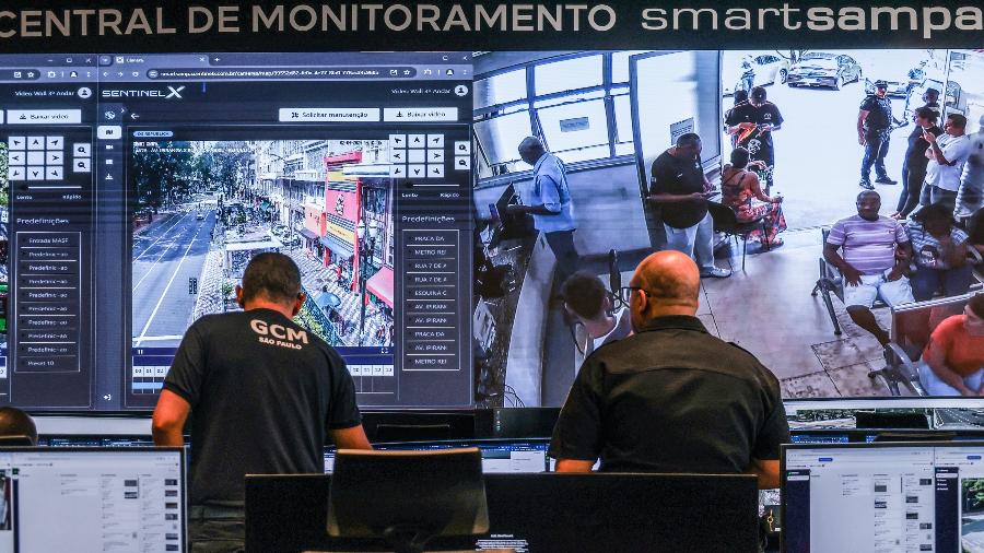 Central de monitoramento do Smart Sampa Central de monitoramento do Smart Sampa