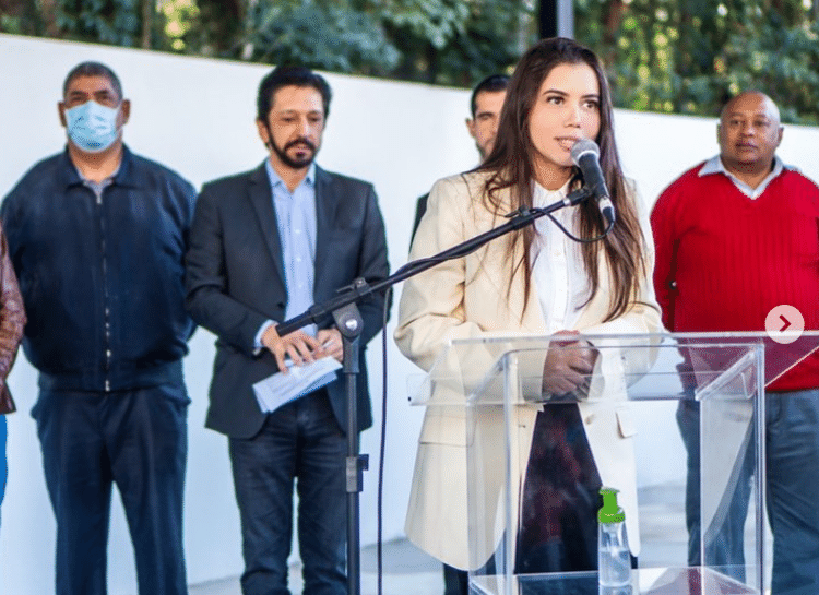 2022 | Milton Leite, Nunes, Marília e Silvinho na Associação de Mulheres do Jardim Santa Fé