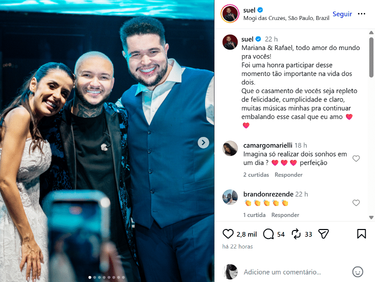 Casamento do ex-diretor da Fictor Rafael Paixão num resort em Mogi das Cruzes (SP)