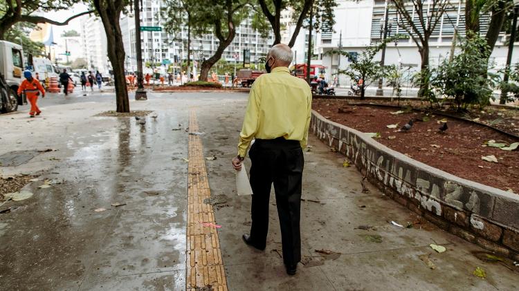 Salvador Neves no centro de São Paulo - Mariana Pekin/UOL - Mariana Pekin/UOL