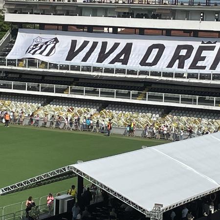 Velório do Pelé no estádio da Vila Belmiro - Luciana Bugni/UOL