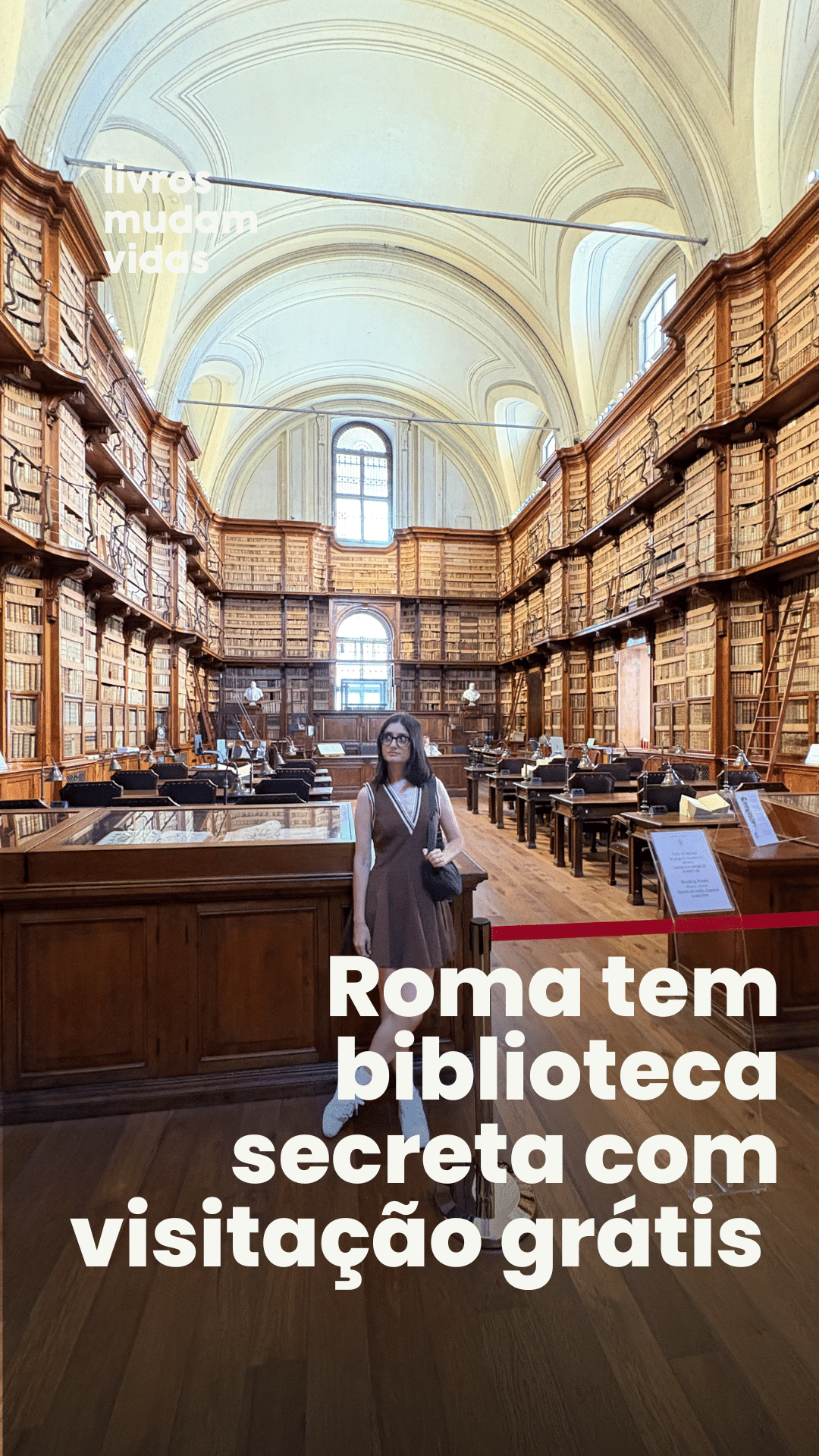 Biblioteca em Roma com entrada grátis - undefined