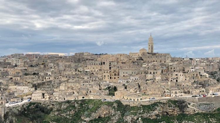 Vista da cidade de Matera, no sul da Itália, capital da cultura da Europa em 2019 - Lucas Ferraz/UOL