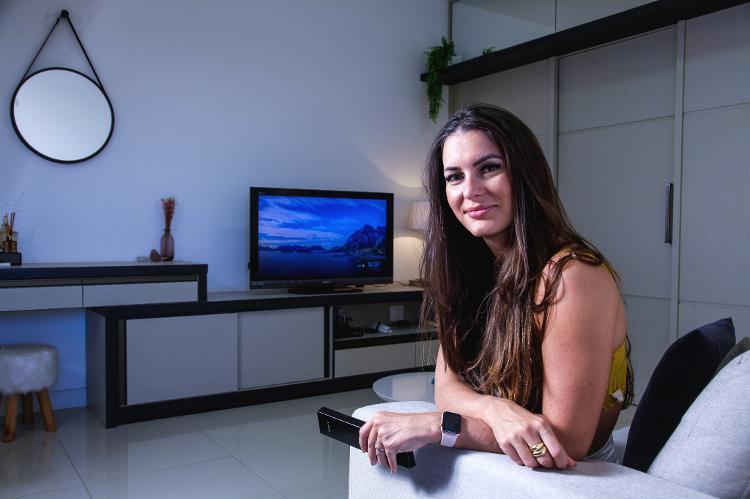 Manuela Bolsonaro Miziara, que se casou e não mora com o marido