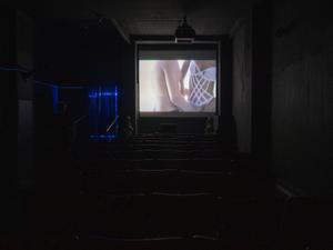 Exibição de filme no Ponto Zen, cinema pornô no centro de São Paulo - André Porto/UOL - André Porto/UOL