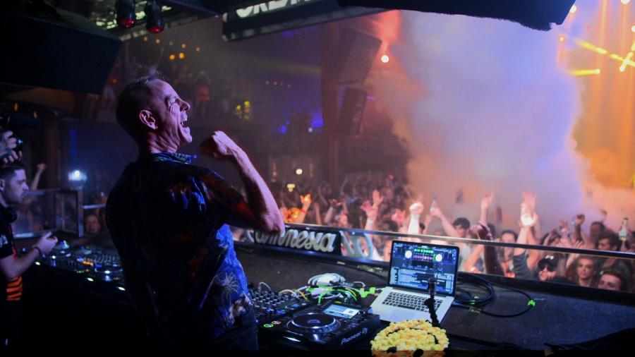 Fatboy Slim em cena de "Ibiza: The Silent Movie" - Divulgação