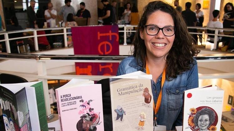 Carol Magalhães fundou a editora Quintal Edições que abre muito espaço para mulheres e temas femininos - Arquivo pessoal