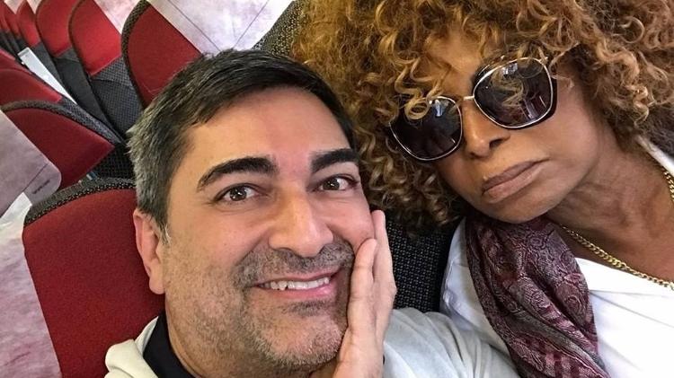 Elza Soares e Zeca Camargo - Zeca Camargo/Arquivo Pessoal - Zeca Camargo/Arquivo Pessoal