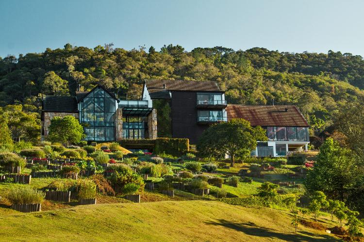 Hotel Botanique, localizado na região da Serra da Mantiqueira
