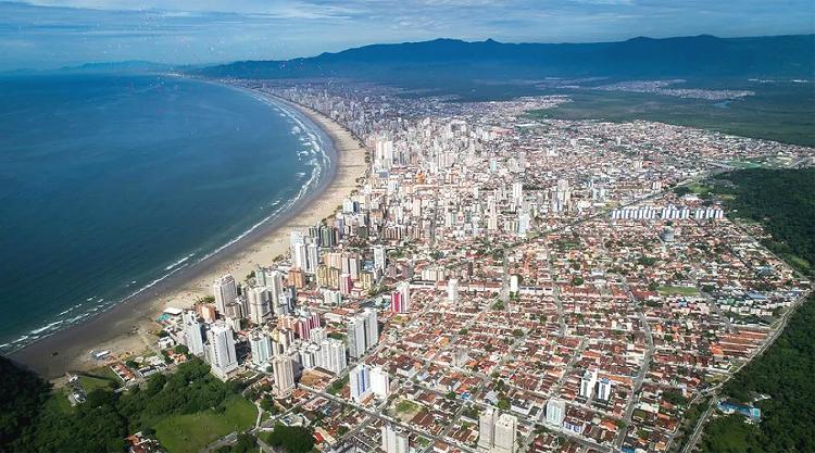 Praia Grande, no litoral sul de São Paulo Praia Grande, no litoral sul de São Paulo