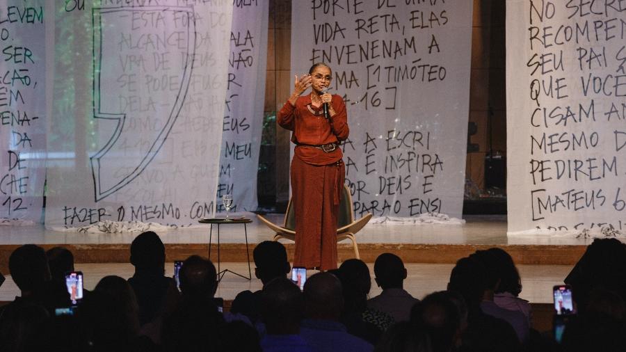 Marina Silva no Conversas Pastorais, em São Paulo - Arto Cavalcanti/Divulgação
