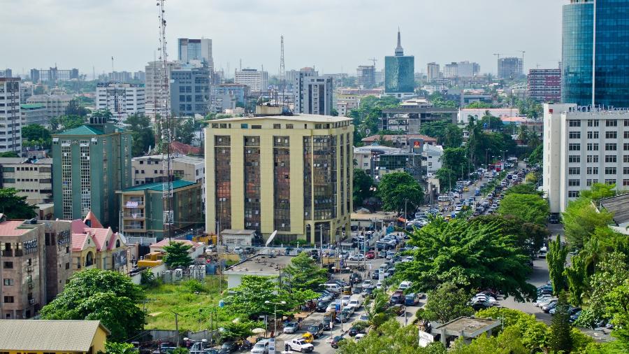 Cidade de Lagos, na Nigéria - 	Getty Images/iStockphoto