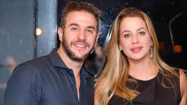 O casal Carlos e Larissa Holzbach