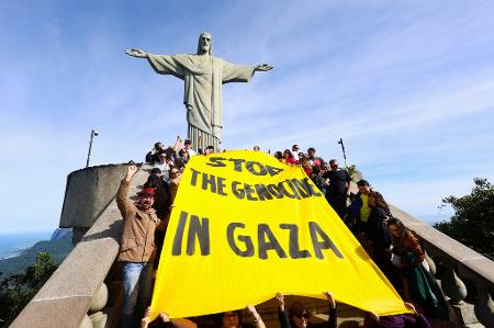 'Pare o genocídio em Gaza': ato no Rio de Janeiro no sábado (14) 'Pare o genocídio em Gaza': ato no Rio de Janeiro no sábado (14)