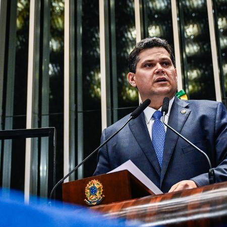 Davi Alcolumbre, no plenário do Senado - Pedro Gontijo / Presidência do Senado