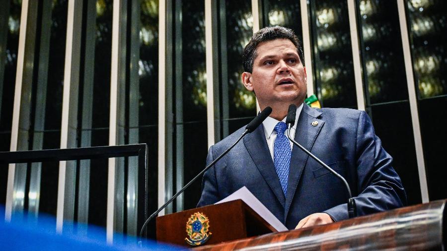 Davi Alcolumbre, no plenário do Senado - Pedro Gontijo / Presidência Senado