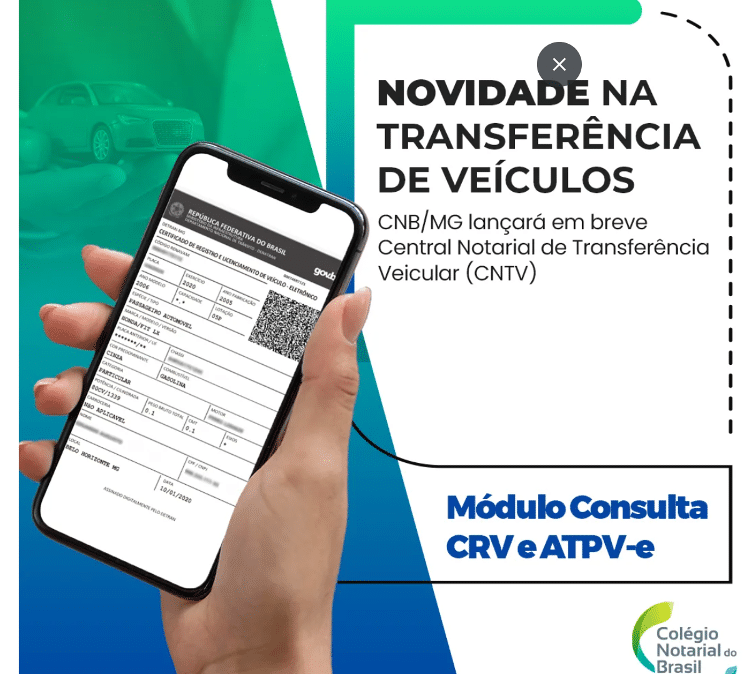 Colégio Notarial do Brasil - Seção Minas Gerais divulga plataforma CNTV Colégio Notarial do Brasil - Seção Minas Gerais divulga plataforma CNTV
