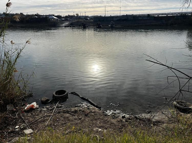 Pontos usados por 'coiotes" para a travessia dos imigrantes pelo rio Grande