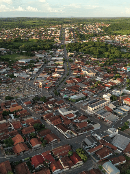 Imagem aérea de Crixás