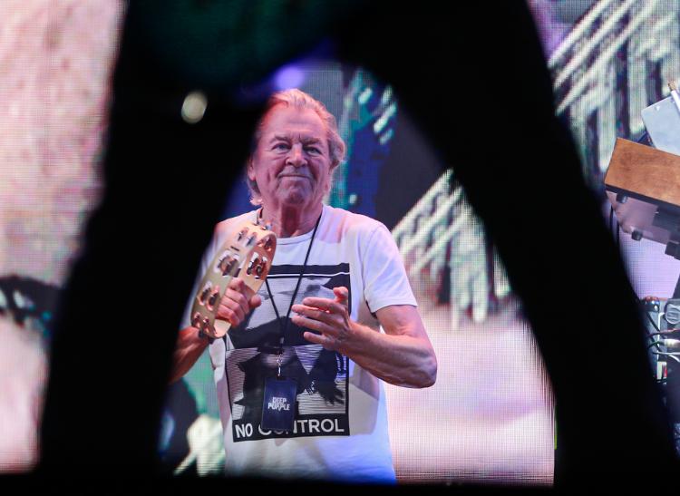Ian Gillan durante show do Deep Purple no domingo (15), em São Paulo Ian Gillan durante show do Deep Purple no domingo (15), em São Paulo