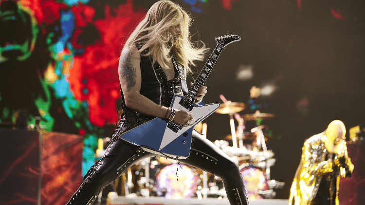 Richie Faulkner, guitarrista da banda Judas Priest, atração do Monsters of Rock 30 anos Richie Faulkner, guitarrista da banda Judas Priest, atração do Monsters of Rock 30 anos