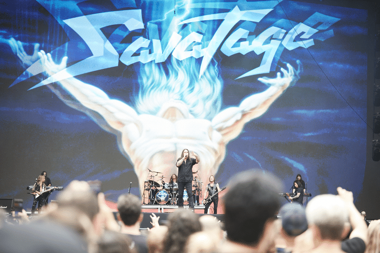 Savatage no palco do Monsters of Rock 30 anos, em São Paulo Savatage no palco do Monsters of Rock 30 anos, em São Paulo
